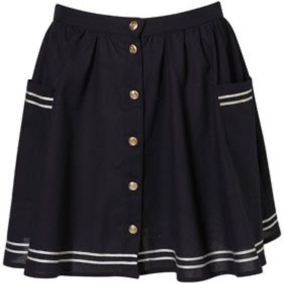 ASO Spencer Hastings Pretty Little Liars Topshop Sailor Skirt size US 4 - Picture 4 of 7